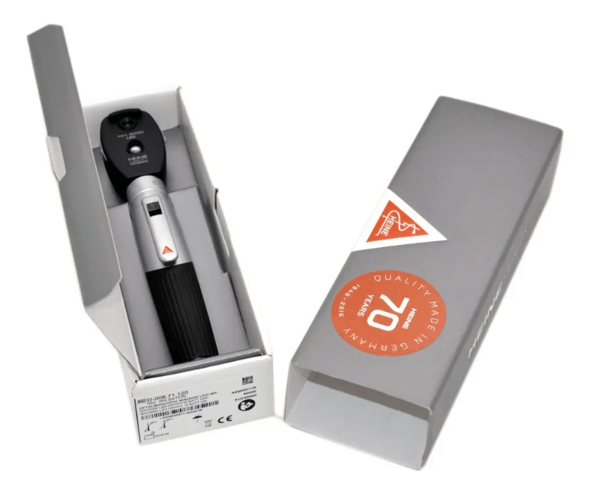 Oftalmoscopio Heine Mini 3000 Alemania Halogeno + Estuche2