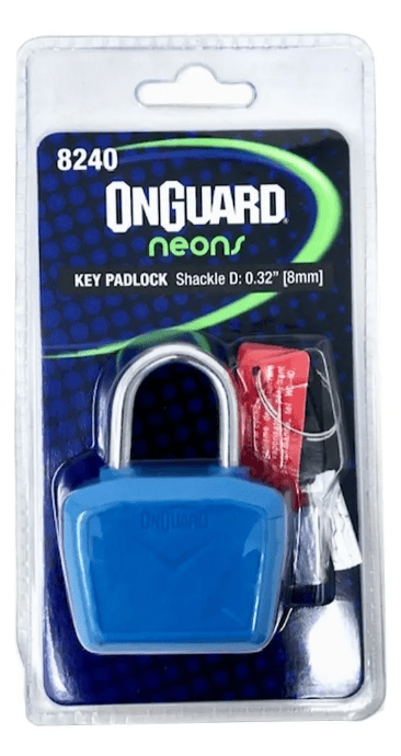 Candado De Seguridad Onguard  Neon Padlock 8 Mm1