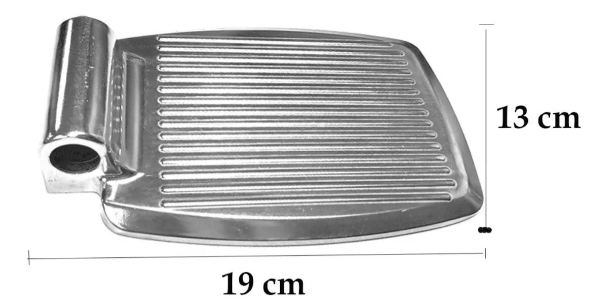 Apoya Paleta Metalica Repuesto Silla De Ruedas Standard2