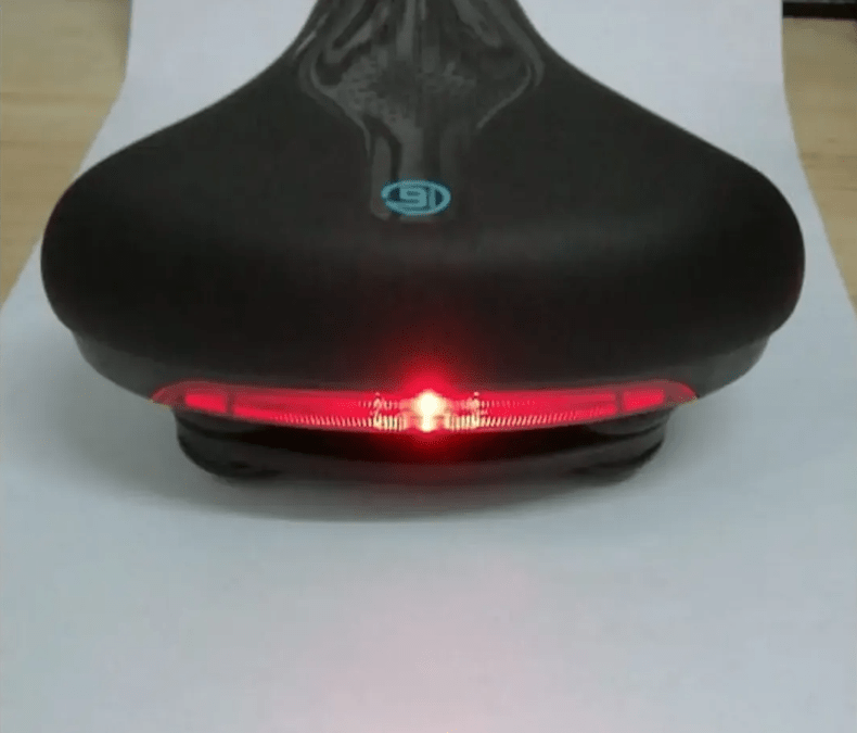 Asiento Sillin Bicicleta De Paseo Luz Seguridad Incorporada5