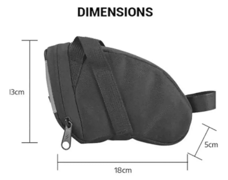 Bolso Sahoo Al Tubo De Asiento Negro3