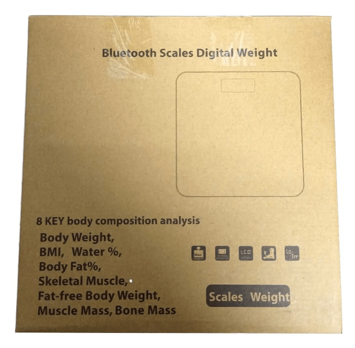 Pesa De Baño Balanza Digital Vitality Bluetooth Imc Grasa6