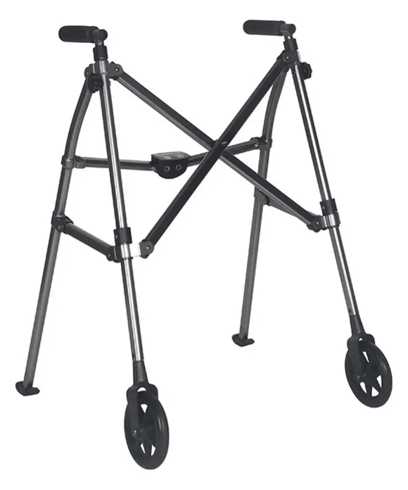 Andador Ortopédico Aluminio Super Plegable Ruedas Regulable2