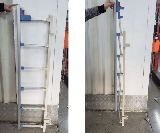 Baranda para Catre clinico - Largo 150 cm3