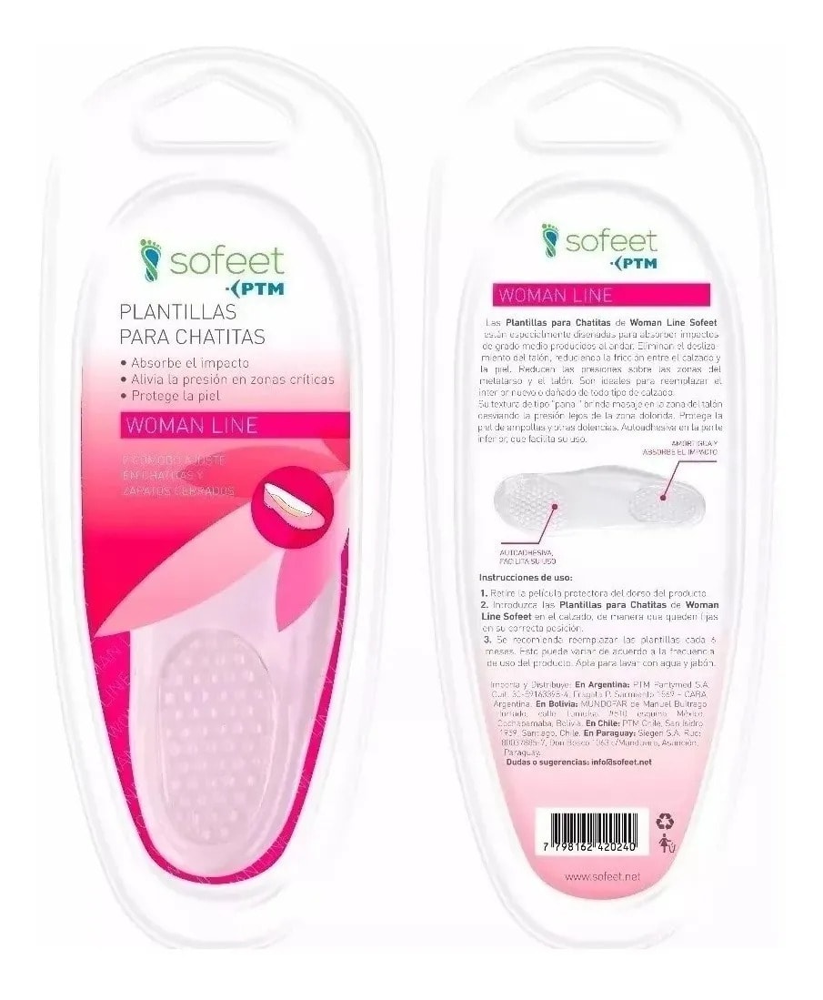 Plantillas De Gel Calzado Mujer Para Chalas1