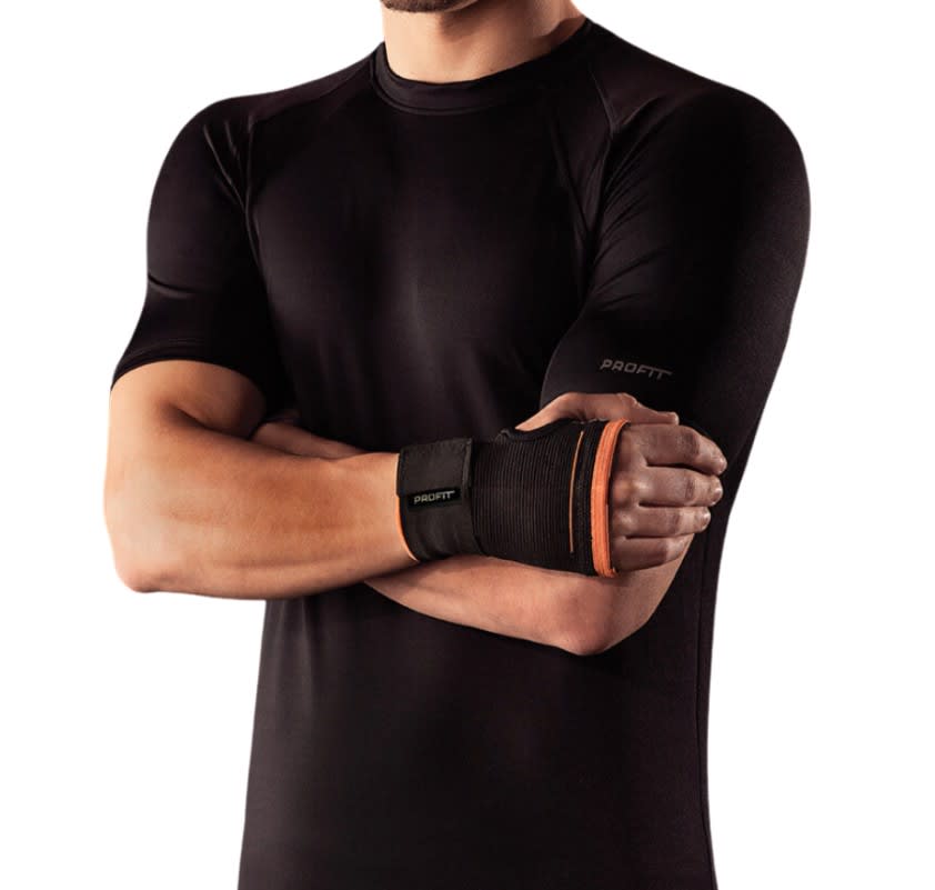 Muñequera Air Sport larga con dedo libre y banda de ajuste1