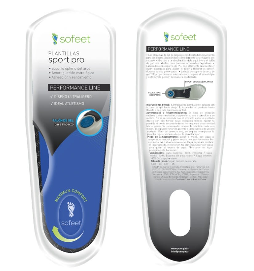 PLANTILLAS SPORT PRO1