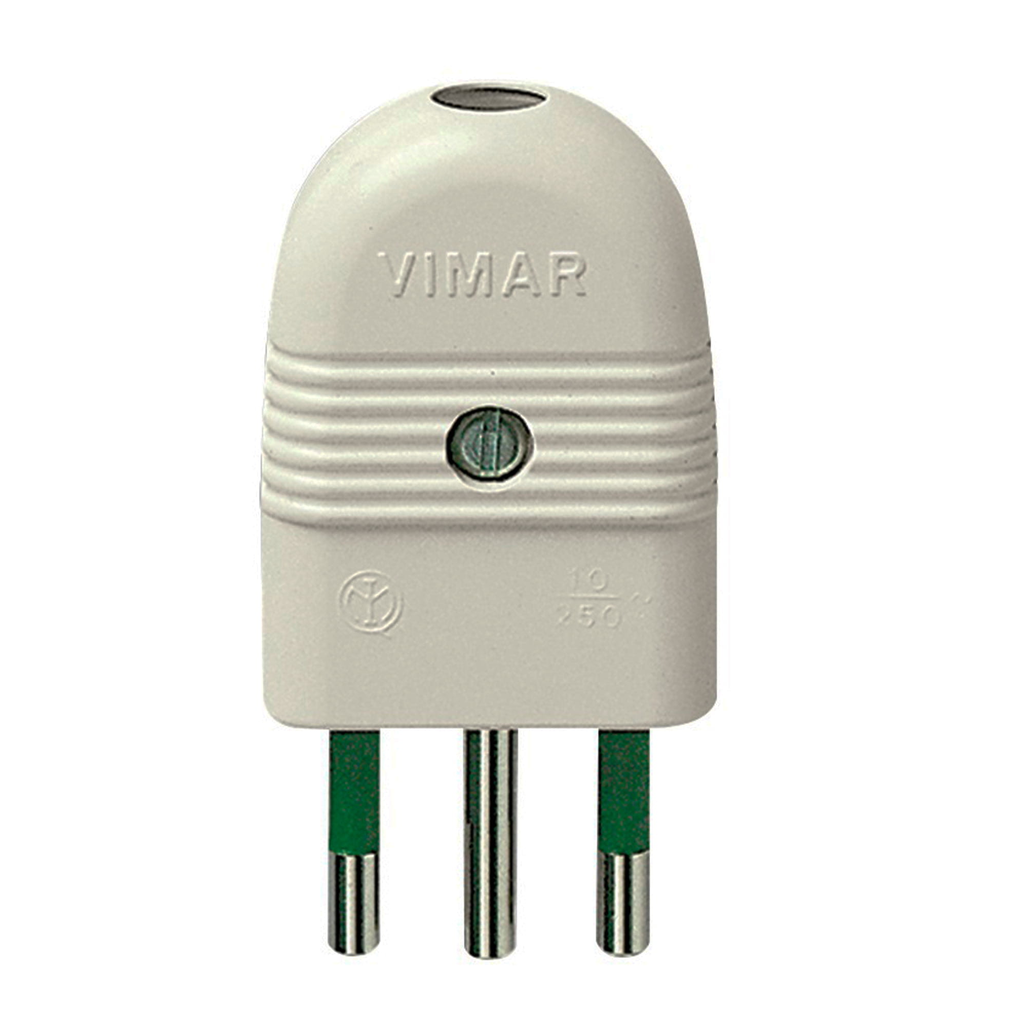 ENCHUFE 3 EN LINEA 2P + T 10A 250 BLANCO VIMAR