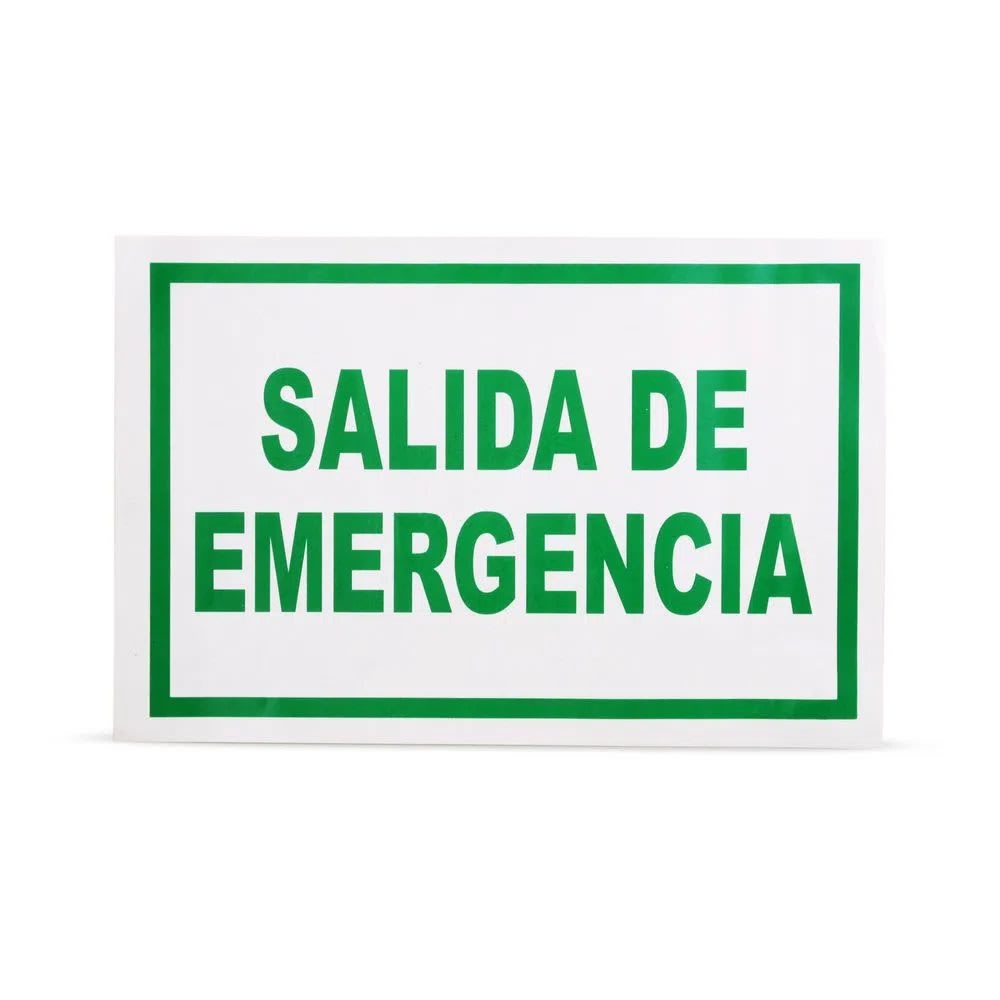CARTEL SALIDA DE EMERGENCIA 03S190200003 FMF