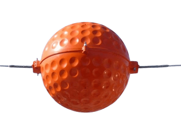 BALIZA ESFERICA NARANJA 600MM EHS Ø9,14MM BDE600NN0612 SAPREM1