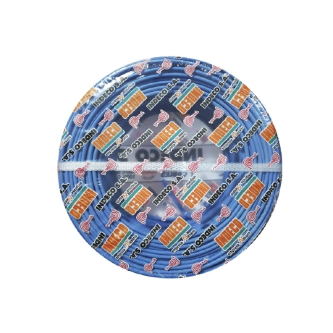 CABLE DE CONTROL GPT 12AWG 300V AISLAMIENTO PVC AZUL X ROLLO 10000649 INDECO
