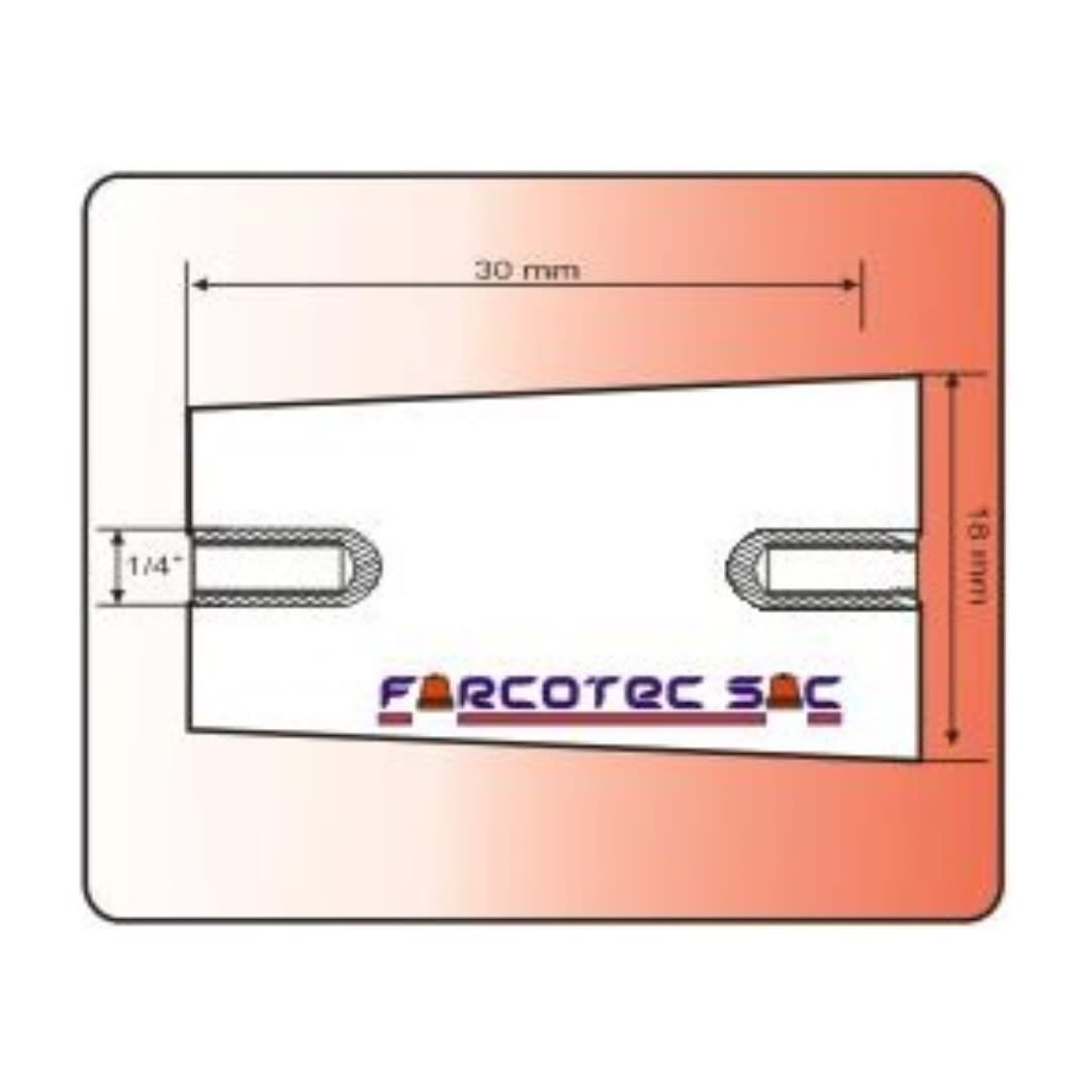 AISLADOR DE RESINA EPOXICA ARALDIT TIPO CI 0.2/200X30 FARCOTEC2