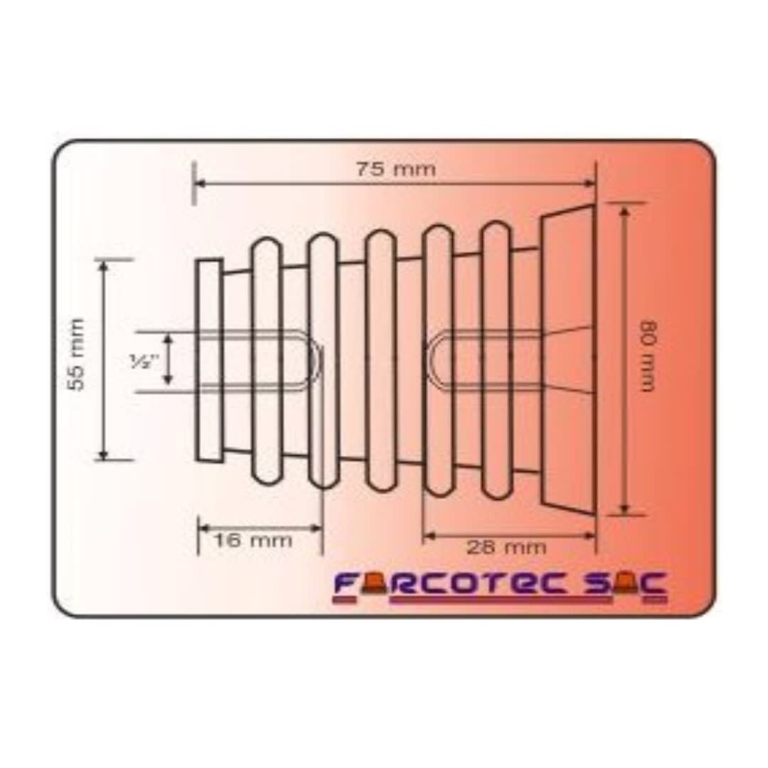 AISLADOR DE RESINA EPOXICA ARALDIT TIPO FI 6/400 FARCOTEC2