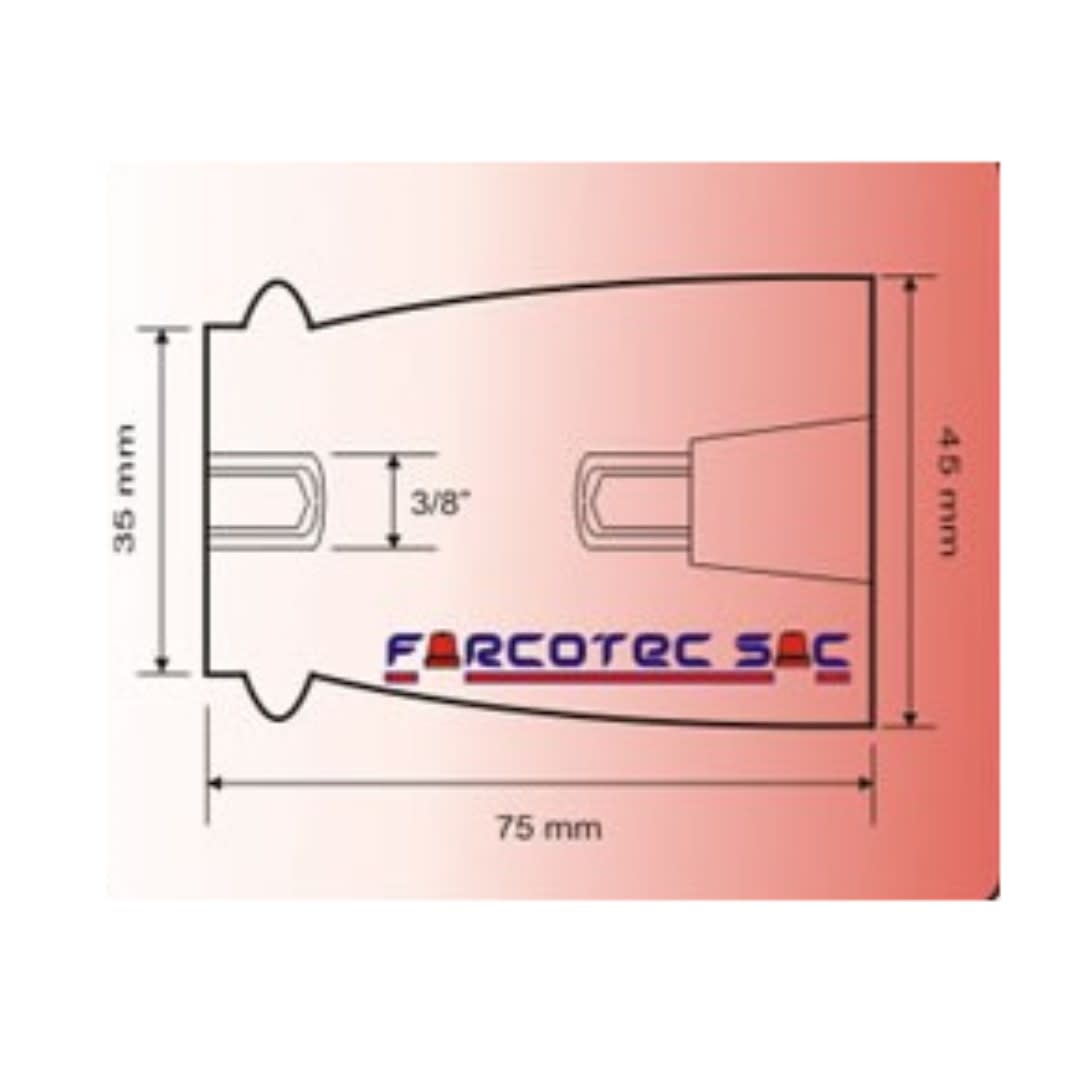 AISLADOR DE RESINA EPOXICA ARALDIT TIPO AI-3/300 FARCOTEC2
