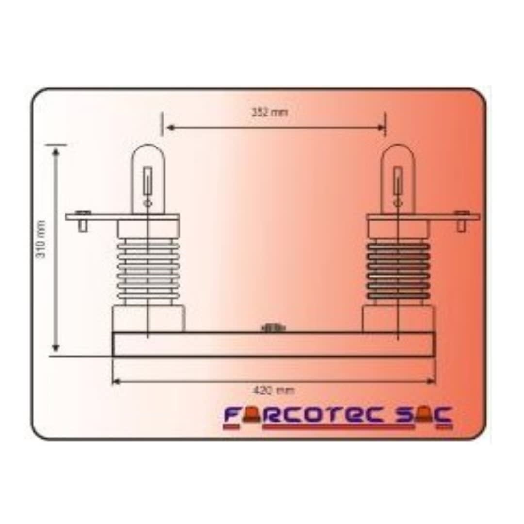 BASE PORTAFUSIBLE DE RESINA EPOXICA ARALDIT BPF 15KV/200 AMP FARCOTEC1