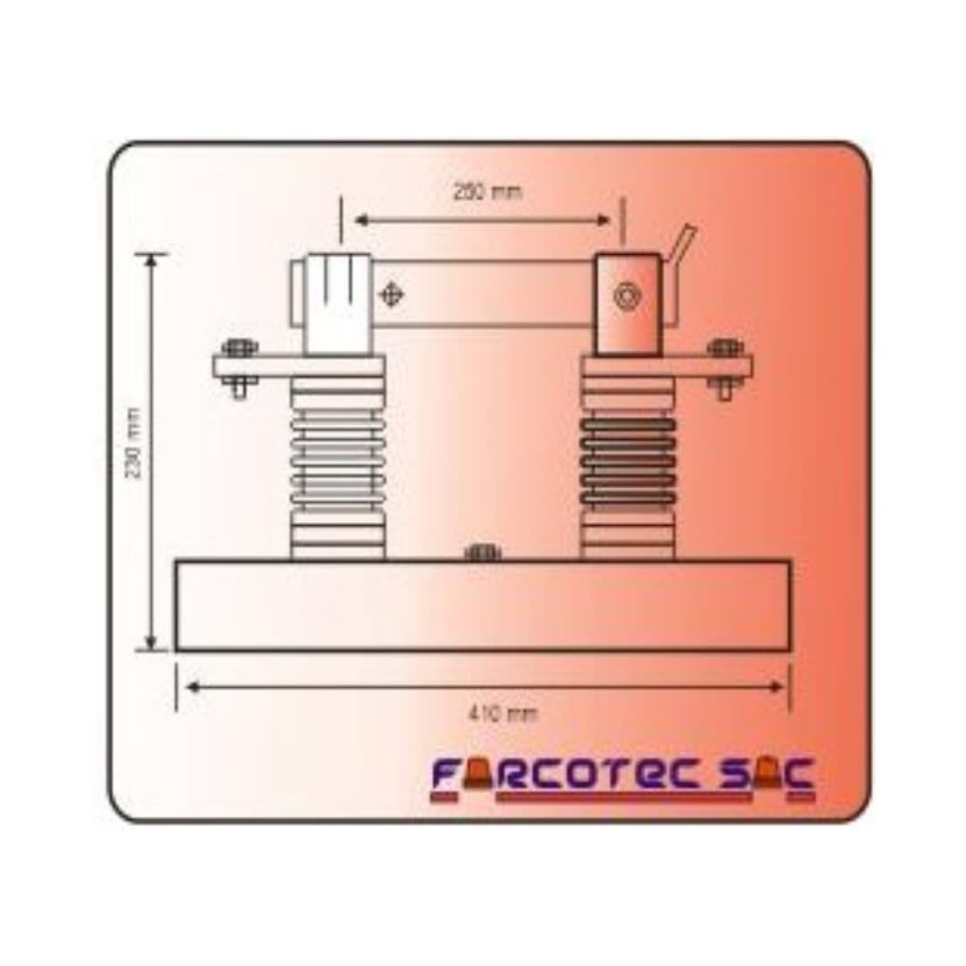 SECCIONADOR UNIPOLAR DE RESINA FSU 12KV/630AMP FARCOTEC1