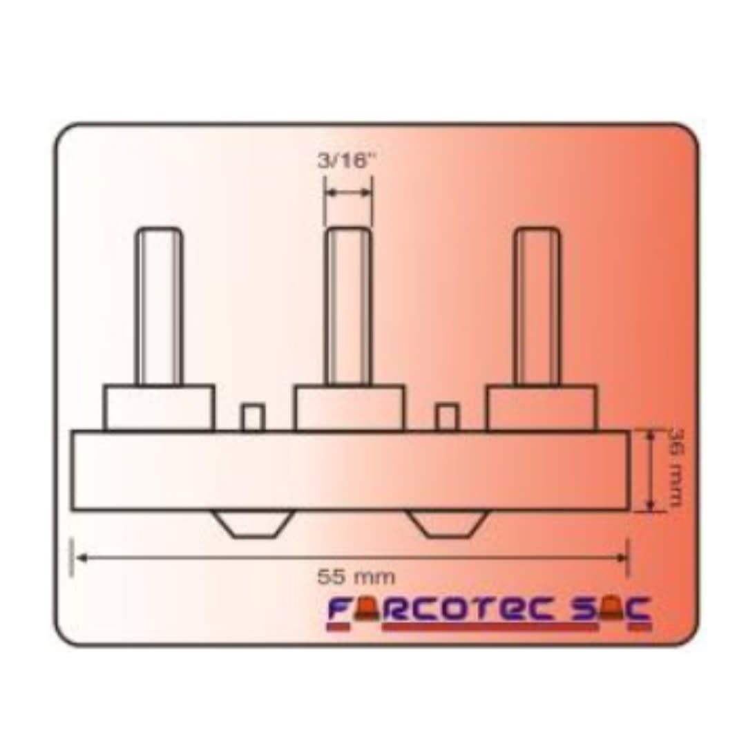 BORNERA DE MOTOR TCI-2(25AMP) FARCOTEC1