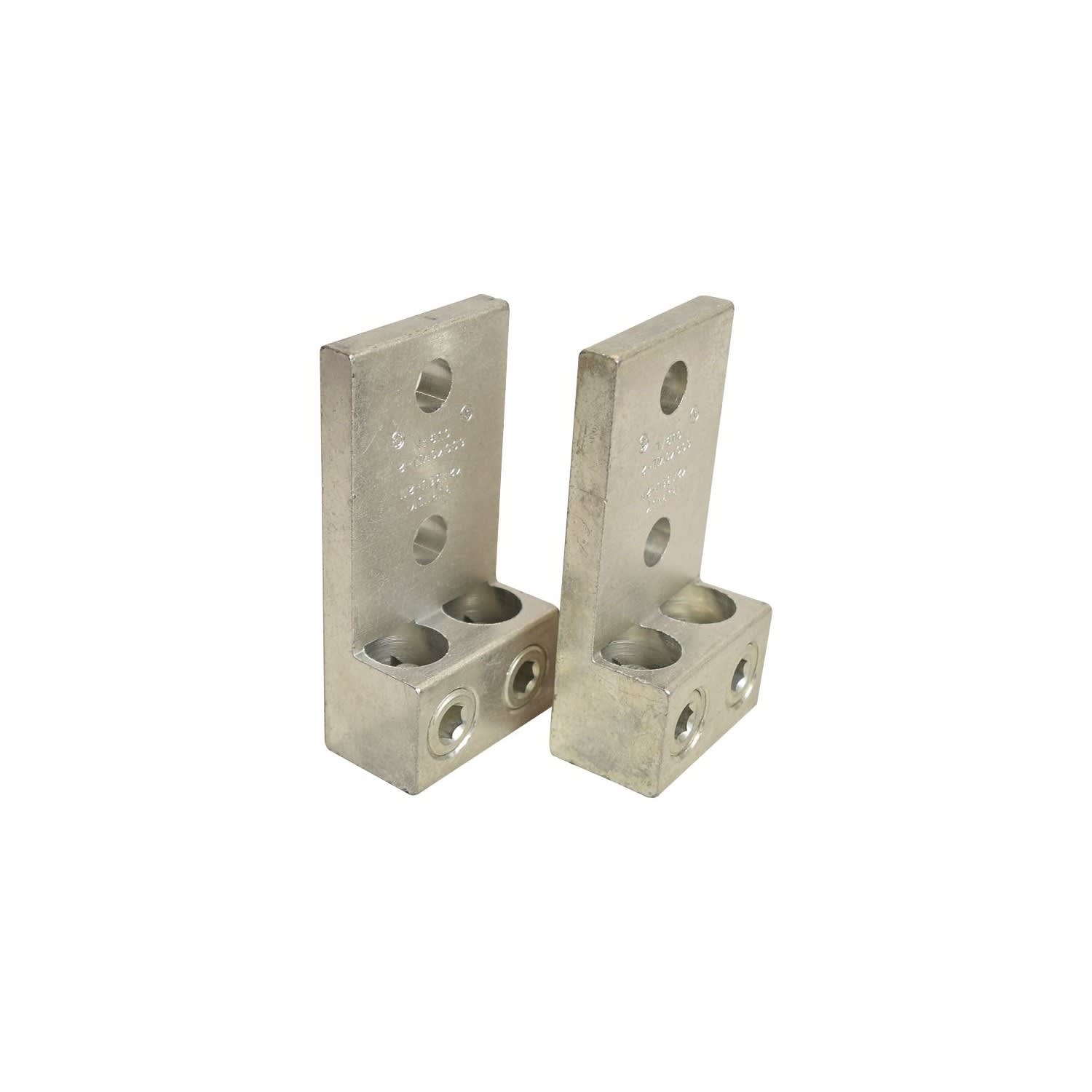 TERMINAL UNIVERSAL P/2 CABLES DE COBRE Y ALUMINIO 2AWG-600MCM 2H 1/2'' K2A36U2N BURNDY