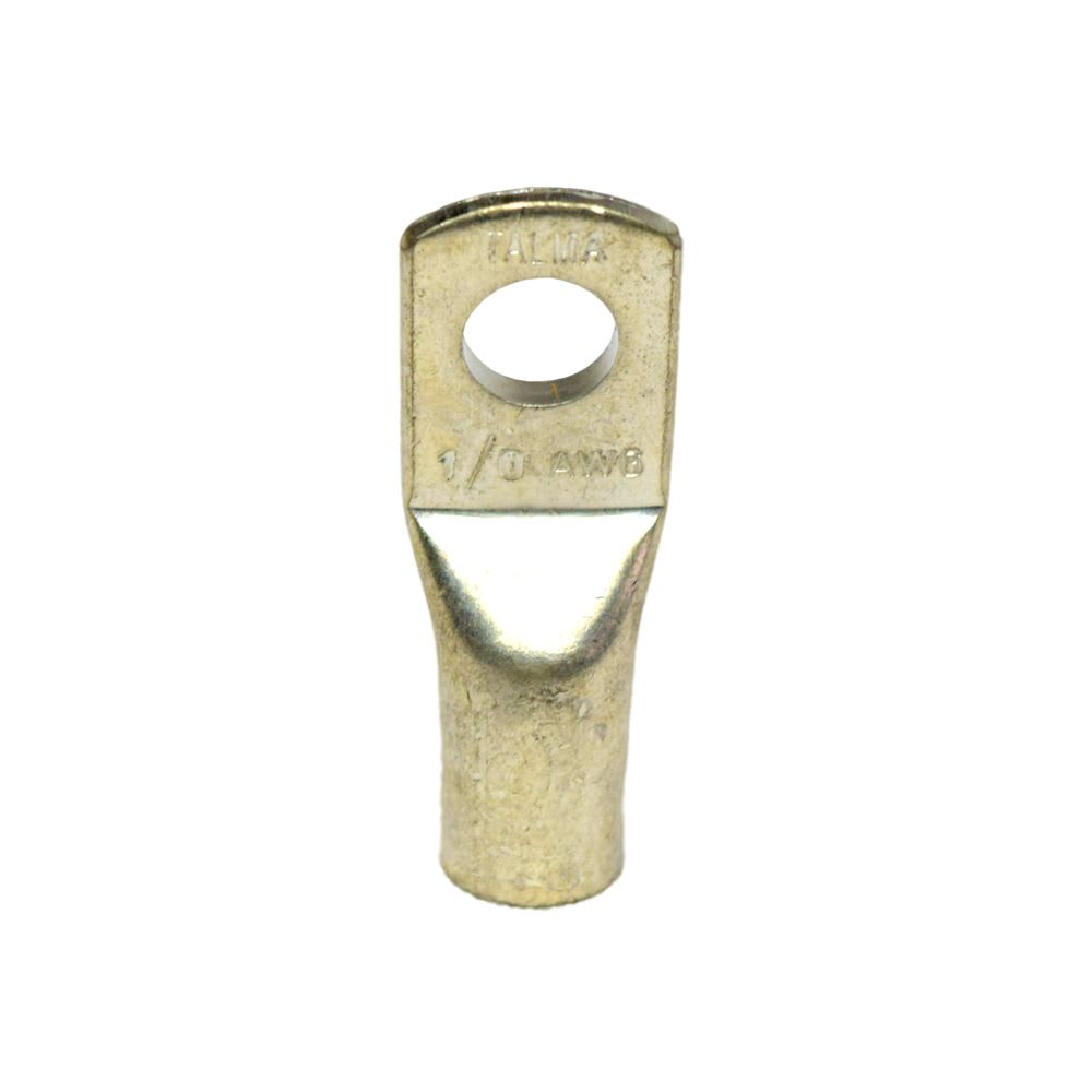 TERMINAL A COMPRESION CON BARRIL ESTANDAR CU/ES 1/0AWG 1H 3/8'' 125A TALMA1