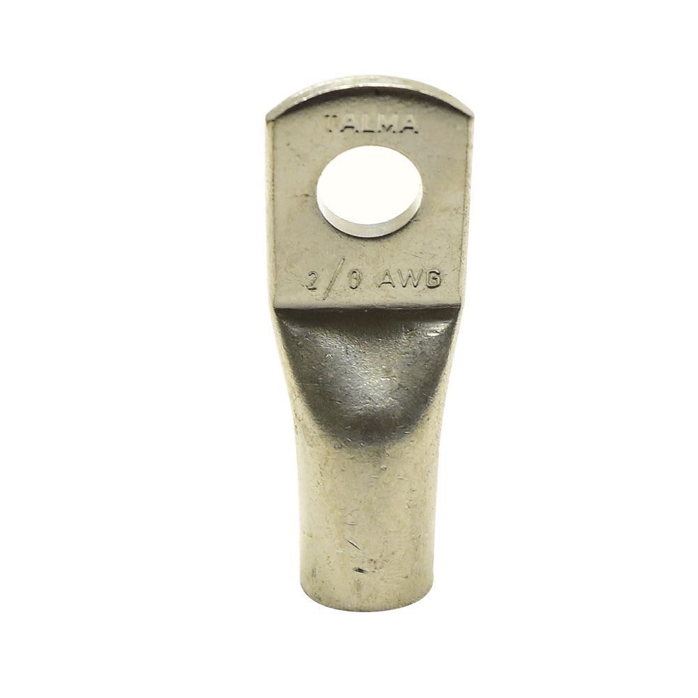 TERMINAL A COMPRESION CON BARRIL ESTANDAR CU/ES.2/0AWG 1H 3/8'' 150A TALMA1
