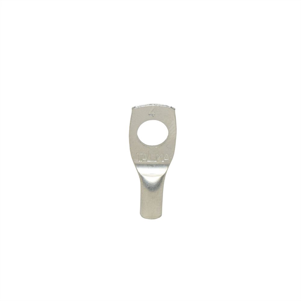 TERMINAL A COMPRESION CON BARRIL LARGO CU/ES 4MM2 1H 1/4'' 35KV TALMA