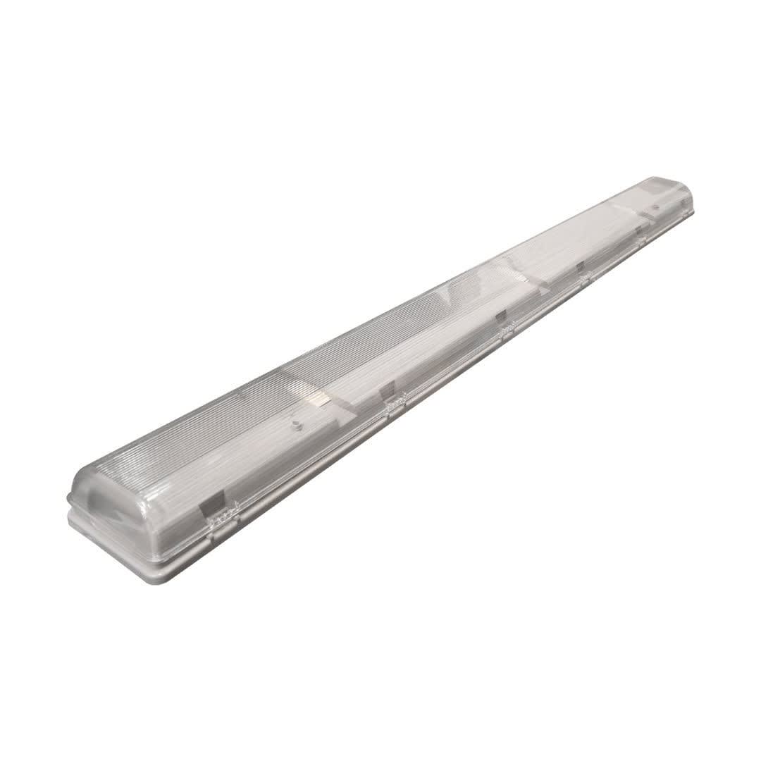 LUMINARIA HERMETICA POLICARBONATO 2X58W IP65 S/EQUIPO C/SOCKET V3258F PROMELUX Aragcu Perú SAC