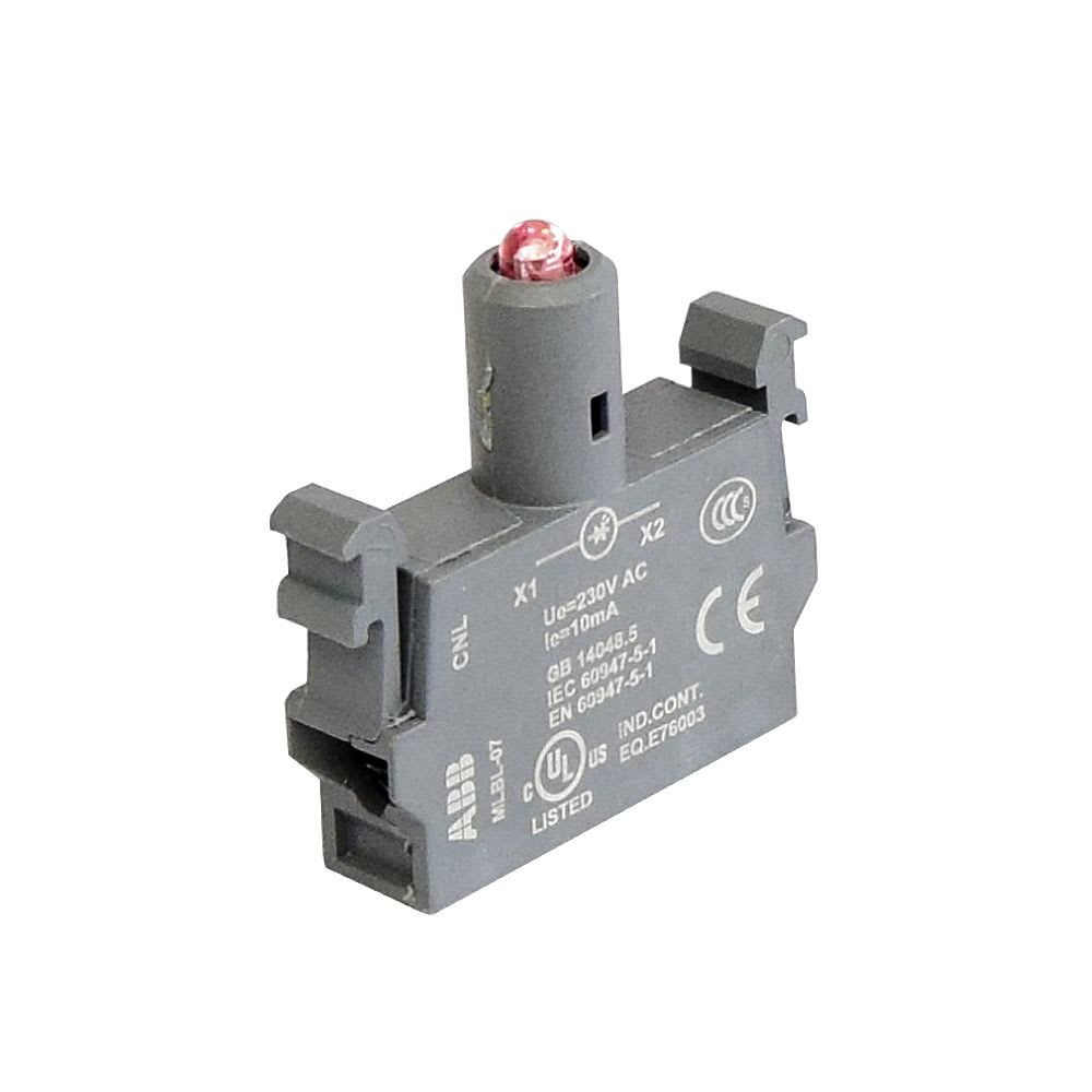 BLOCK LAMPARA LED VERDE 230VAC PARA PILOTO/PULSADOR LUMINOSO 1SFA611621R1072 ABB1