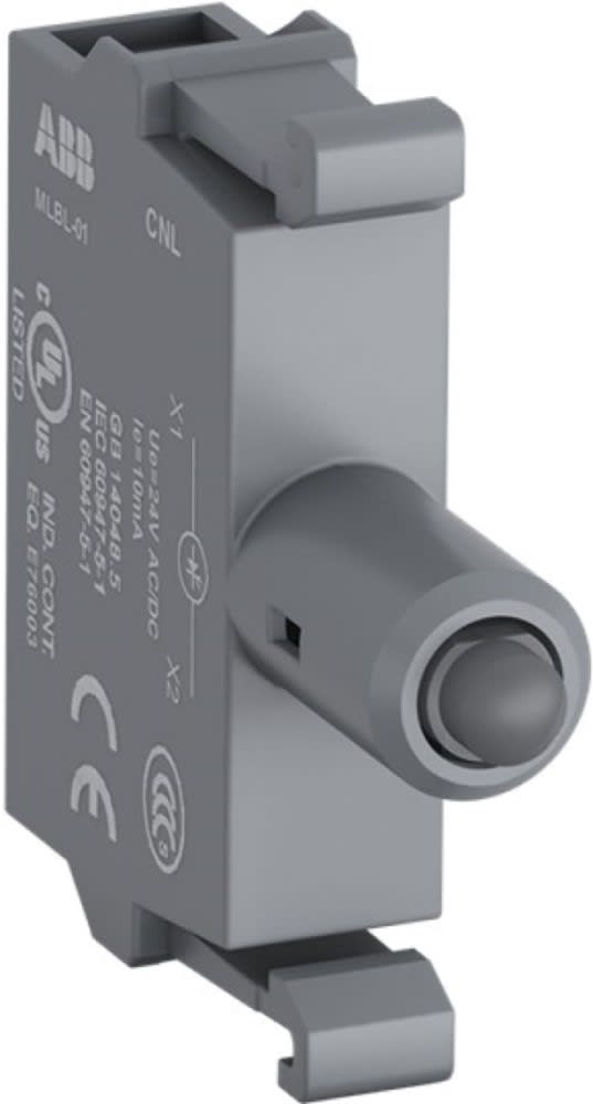 BLOCK LAMPARA LED ROJO 110/130VAC PARA PILOTO/PULSADOR LUMINOSO 1SFA611621R1041 ABB1