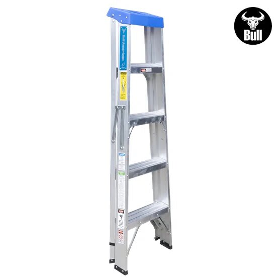 ESCALERA ALUMINIO TIJERA SIMPLE ACCESO 5 PASOS 90KG 1.53M ATS90-5III AMERICAN BULL4