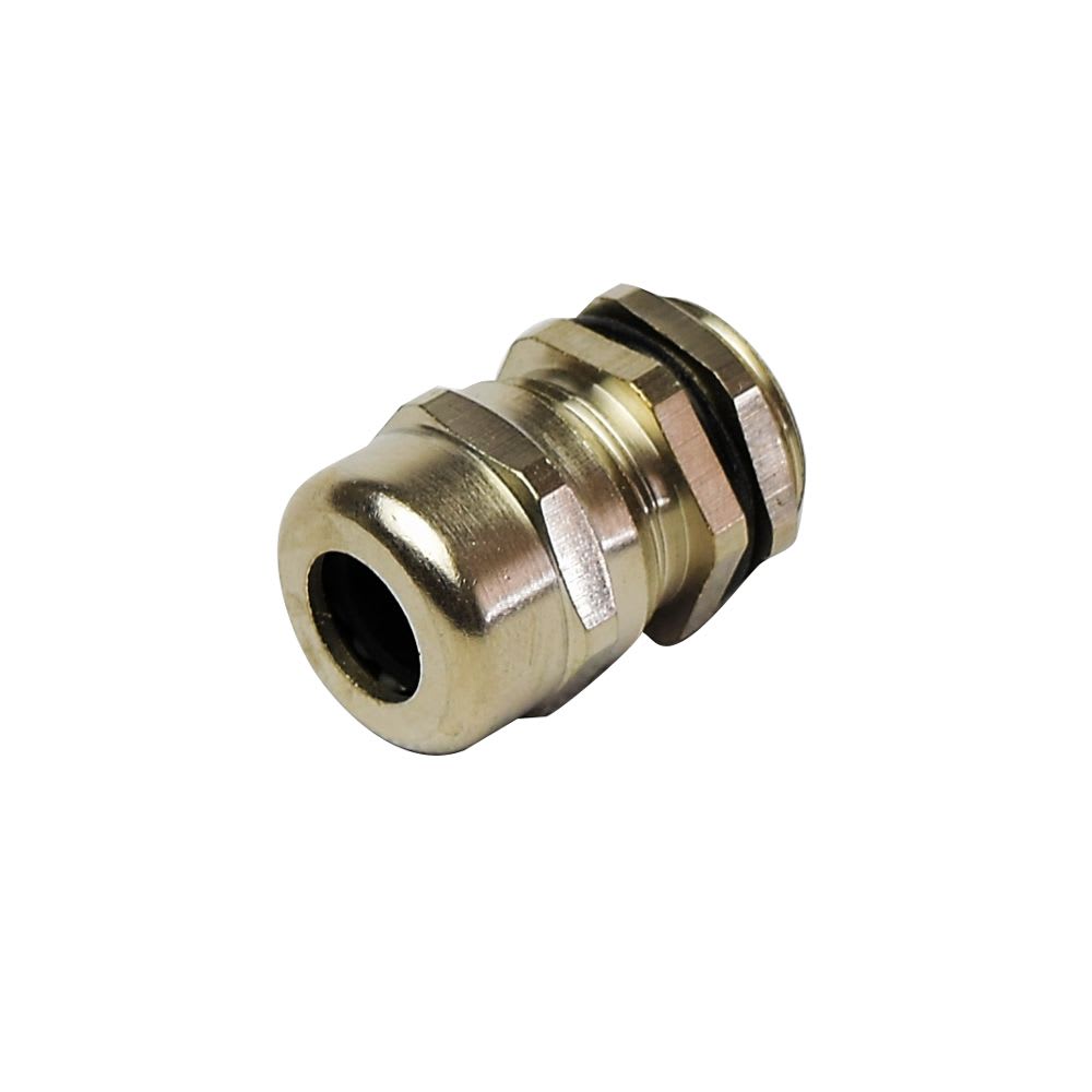 PRENSAESTOPA NIQUELADA CON CONTRATUERCA PG-11 IP68 HIP 68 - 11 HEX1