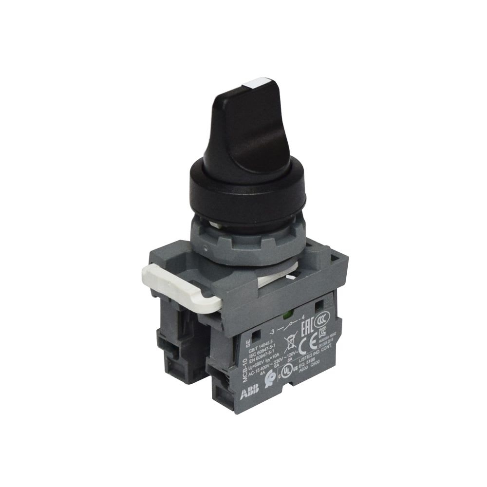 SELECTOR MANIJA CORTA NO LUMINOSO 3 POSICIONES FIJAS 22MM 2NA 23731 LEGRAND1