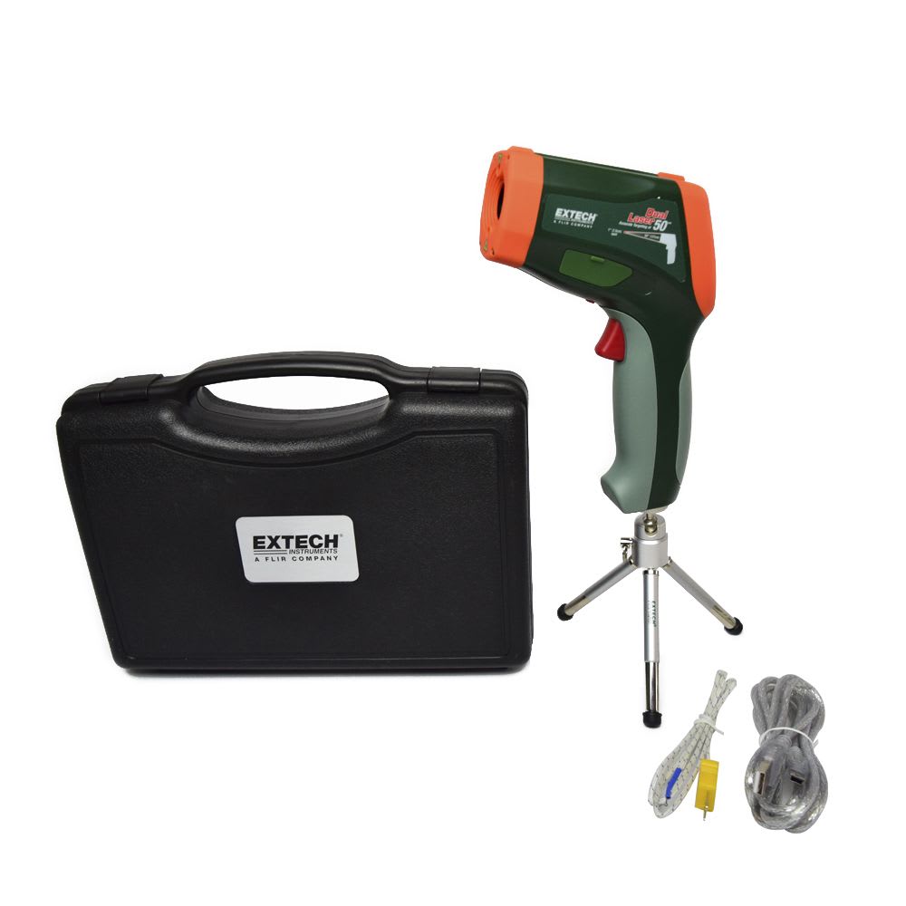 TERMOMETRO INFRARROJO -50/2200°C. 50:1.1 LASER. CONEXION USB 42570 EXTECH2