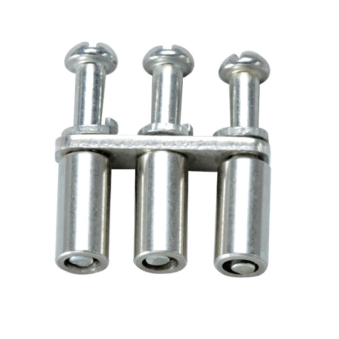 PEINE DE CONEXION EQUIPOTENCIAL PARA 3 BORNES DE 6.0MM CON TORNILLO CA723/3 CONNECTWELL1