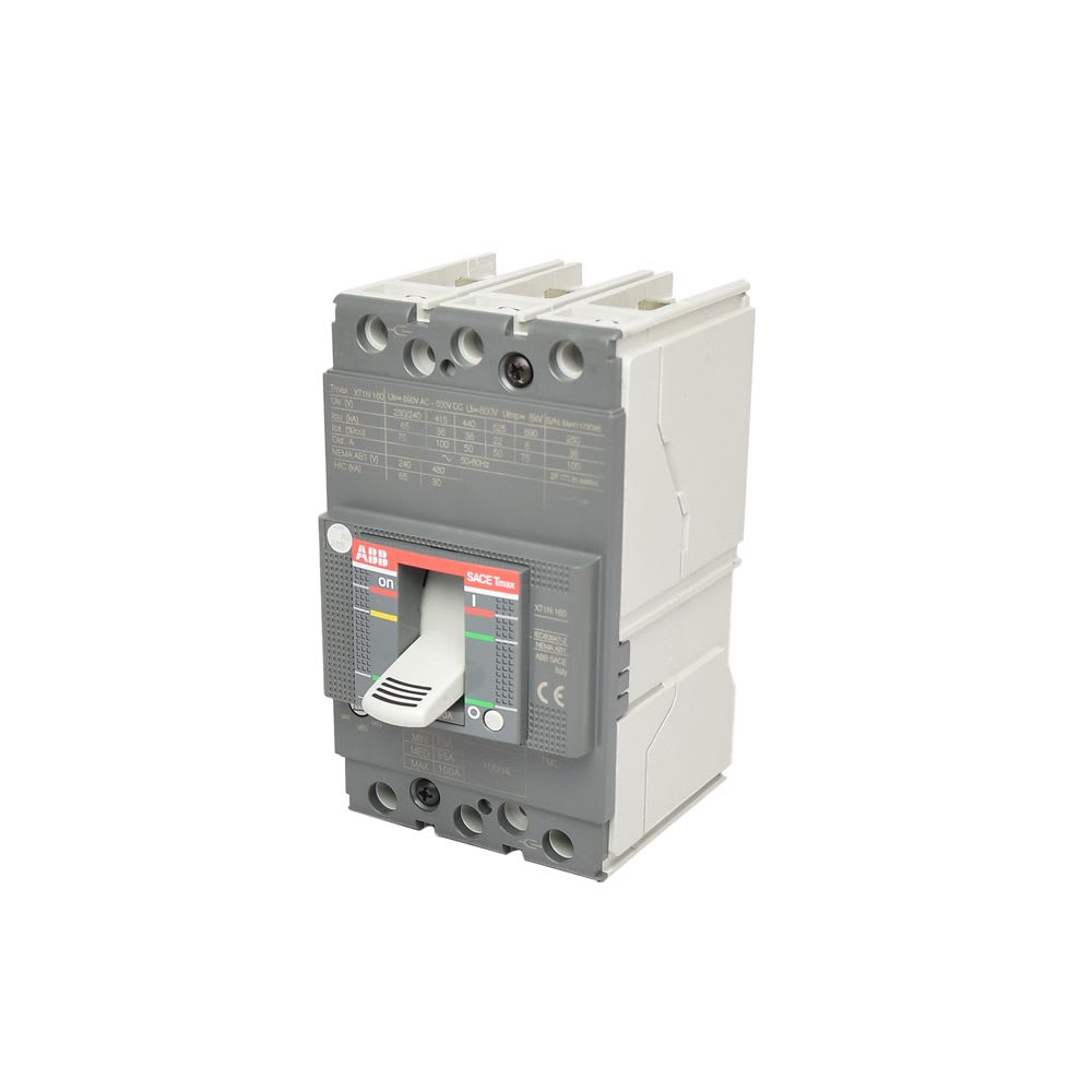 INTERRUPTOR TERMOMAGNETICO REGULABLE 3X112-160A (690V) 65/36KA 220/440V 1SDA067418R1 ABB1