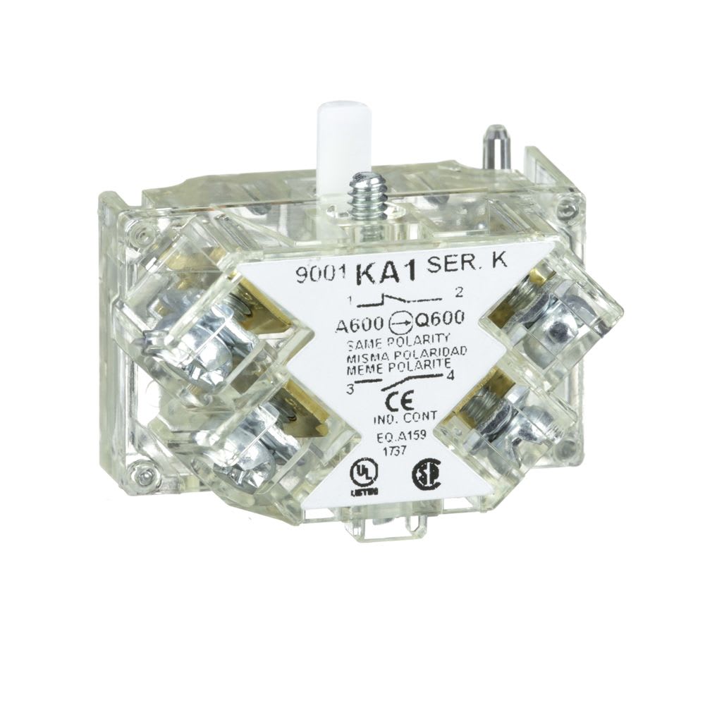 BLOCK DE CONTACTO 1NA 1NC PARA BOTONERA TIPO K 30MM 9001KA1 SCHNEIDER ELECTRIC