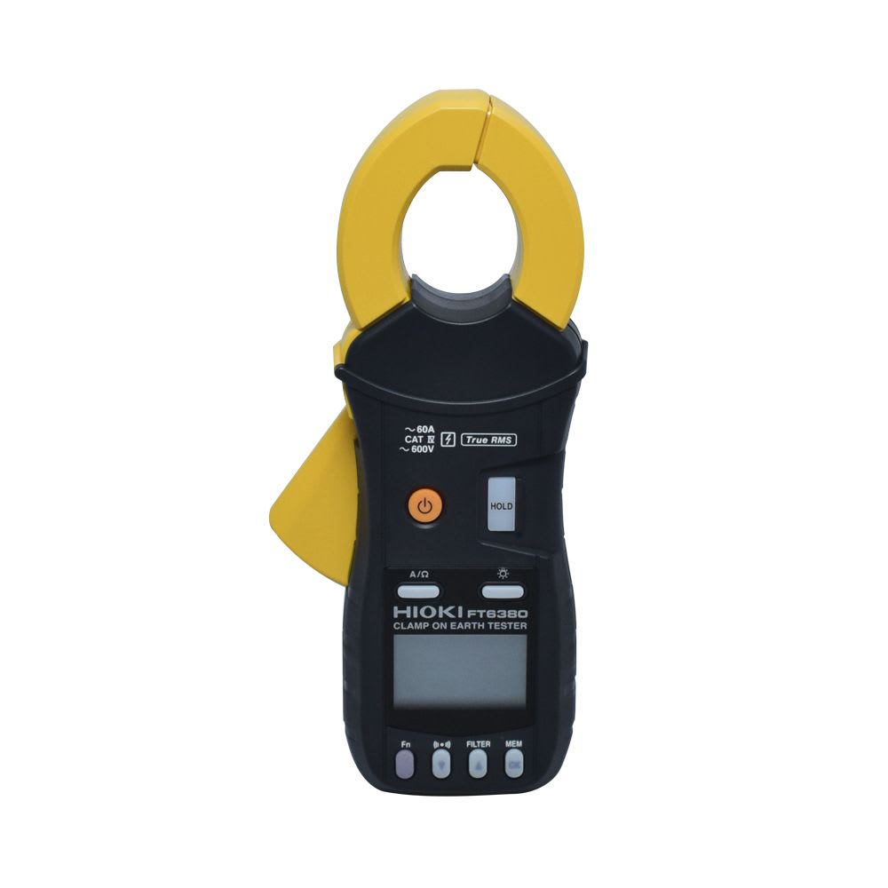 TELUROMETRO DIGITAL TIPO PINZA 0.2-1.6KOHM 60AAC FT6380-90 HIOKI