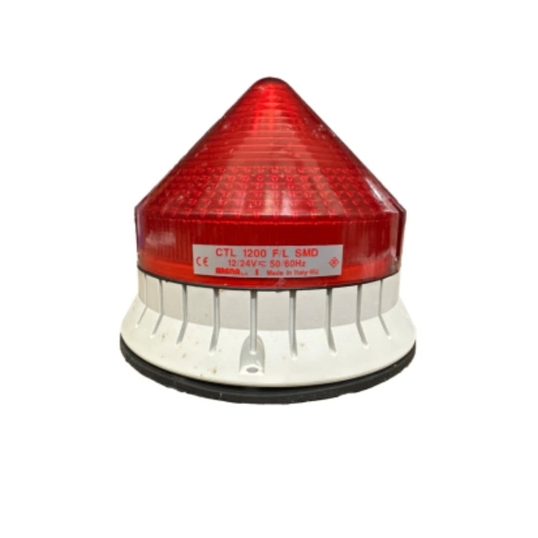 BALIZA LED FIJA/INTERMITENTE COLOR ROJO 12/24VACDC IP54 38743 SIRENA1