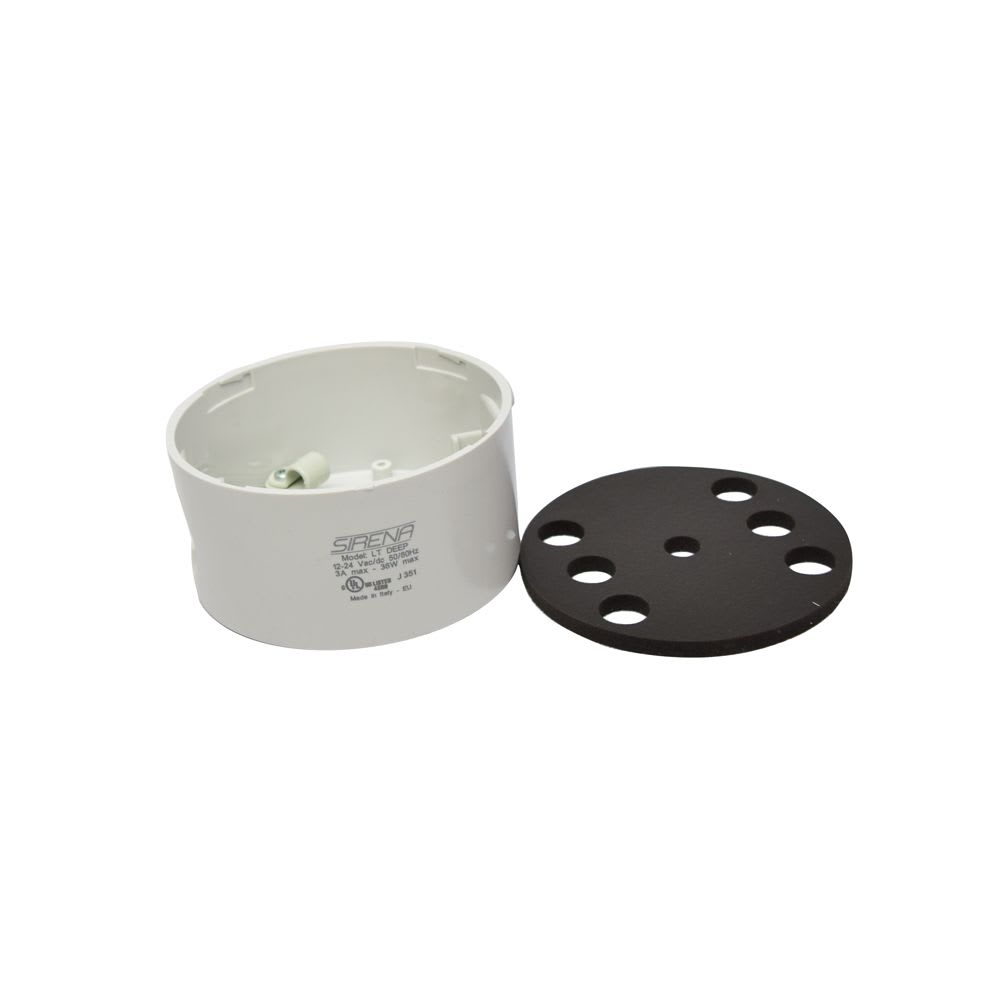 BASE PARA SOBREPONER 12/24VDC/AC GRIS DEEP LT 90368 SIRENA2