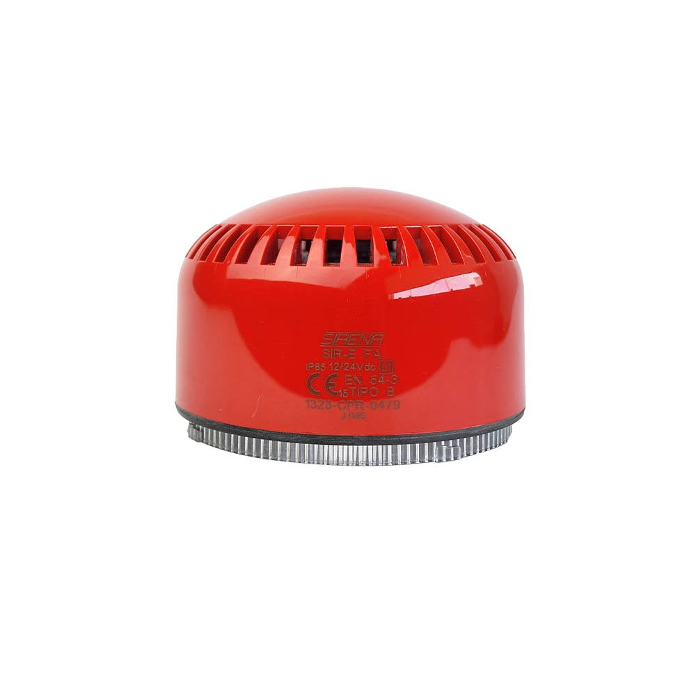 SIRENA MULTIFUNCION ROJO 12/24VAC 100DB IP65 (MLINE) 90378 SIRENA1