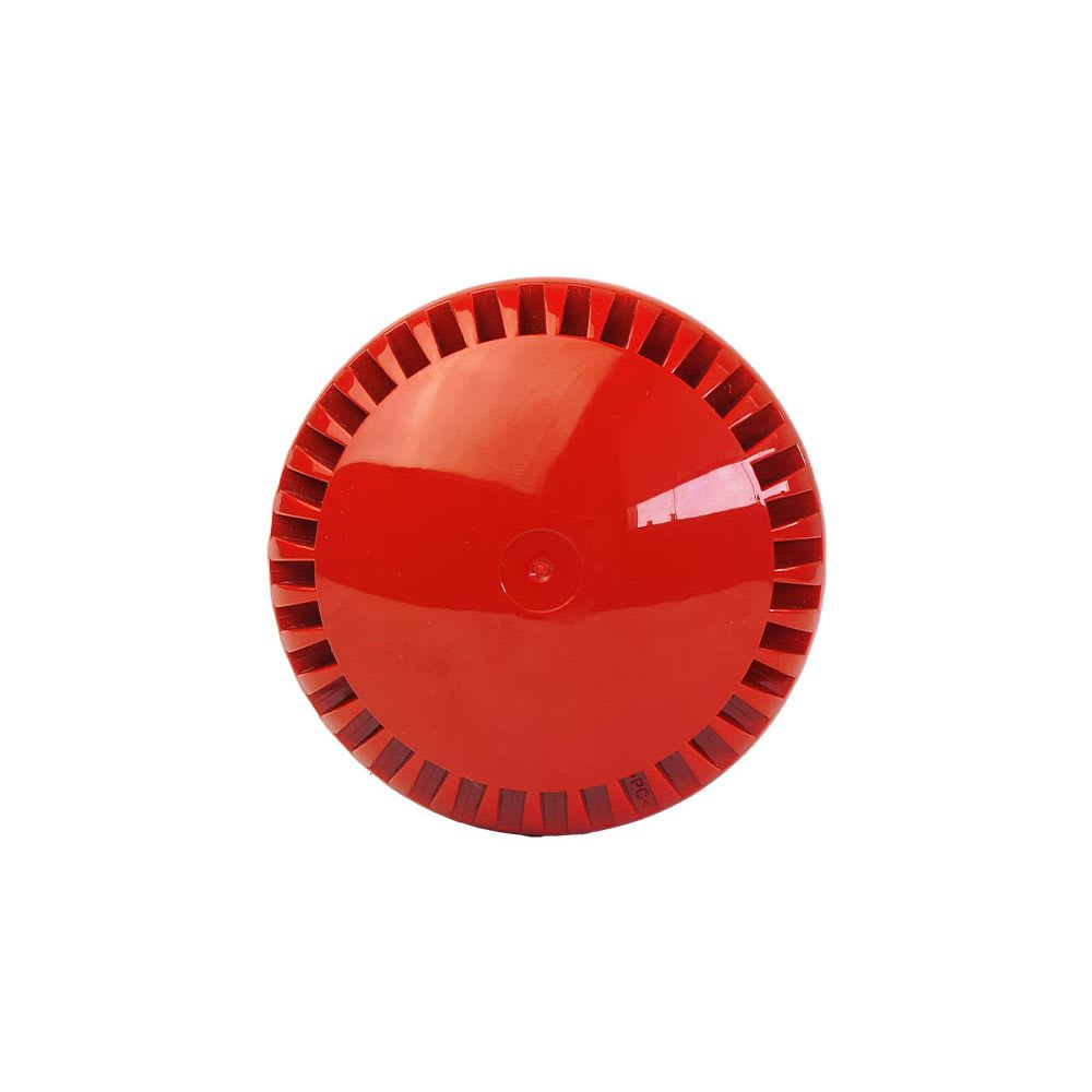 SIRENA MULTIFUNCION ROJO 12/24VAC 100DB IP65 (MLINE) 90378 SIRENA2
