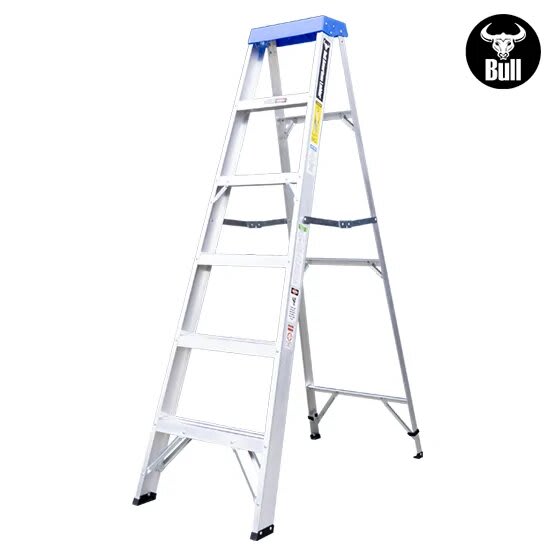 ESCALERA ALUMINIO TIJERA SIMPLE ACCESO 6 PASOS 90KG 1.83M ATS90-6III AMERICAN BULL3