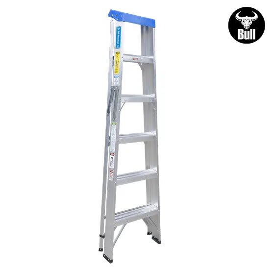 ESCALERA ALUMINIO TIJERA SIMPLE ACCESO 6 PASOS 90KG 1.83M ATS90-6III AMERICAN BULL4