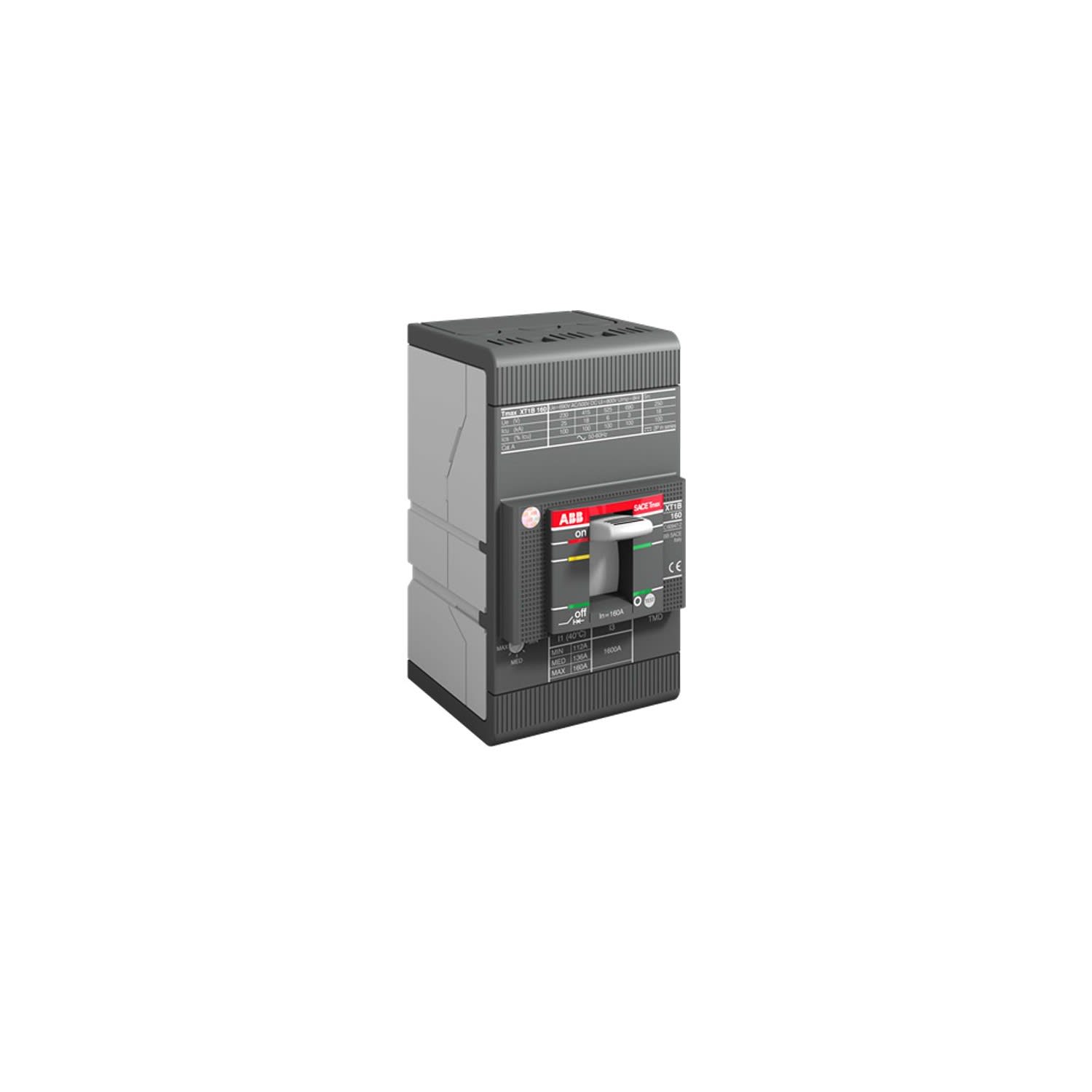 INTERRUPTOR TERMOMAGNETICO REGULABLE 3X56-80A (690V) 65/36KA 230/440V 1SDA067415R1 ABB