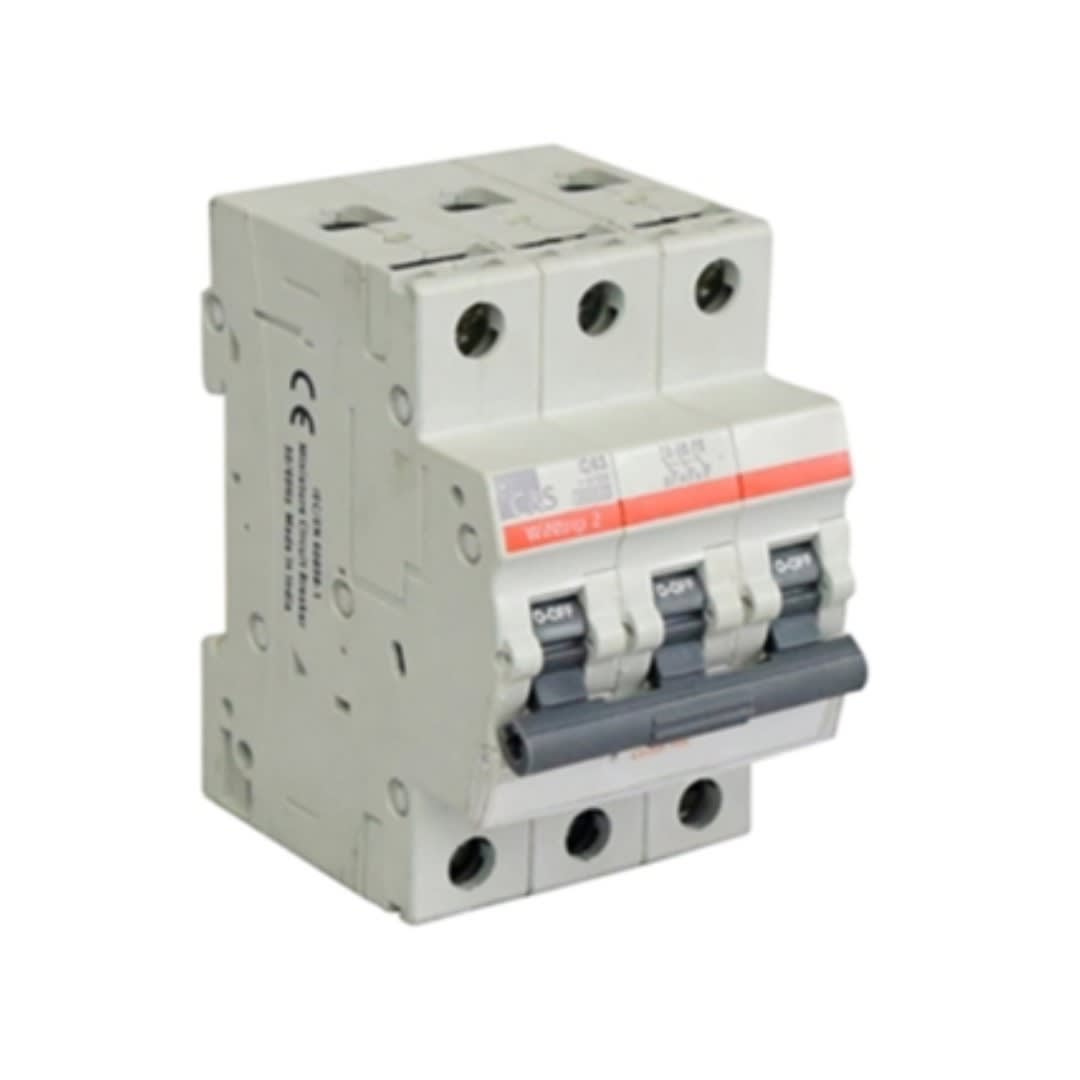 INTERRUPTOR TERMOMAGNETICO 3X16A 10KA 240/415V TIPO C DIN CSMB3C16 CONTROL SWITCHGEAR