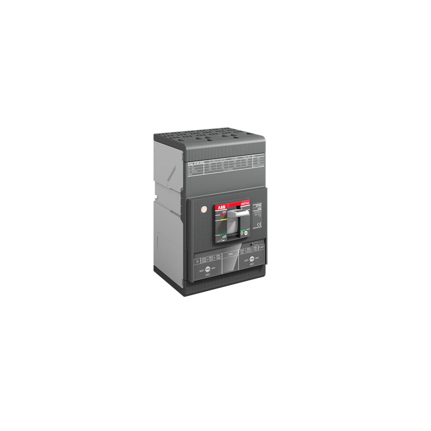INTERRUPTOR TERMOMAGNETICO REGULABLE 3X175-250A(690V) 100/65KA 230/440V 1SDA068345R1 ABB1