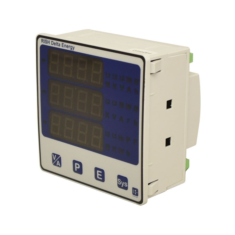 MEDIDOR MULTIFUNCION DE ENERGIA 3F CON RS485 RISH DELTA ENERGY 3L-R RISHABH