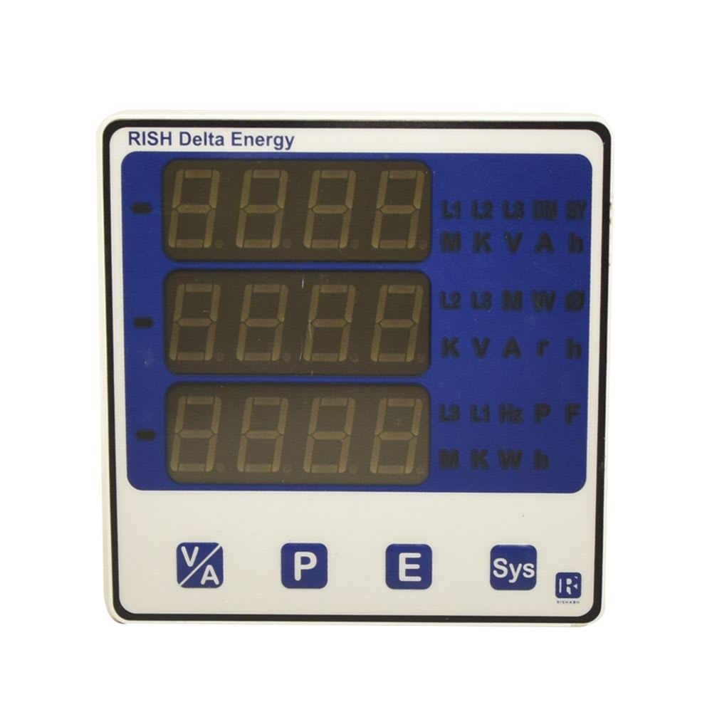 MEDIDOR MULTIFUNCION DE ENERGIA 3F CON RS485 RISH DELTA ENERGY 3L-R RISHABH2