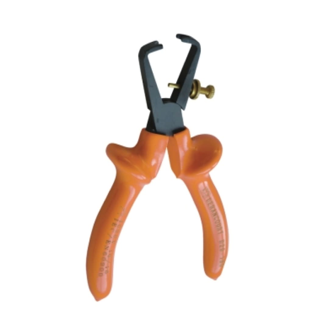 ALICATE PELACABLE CON CABEZAL AISLADO LONGITUD 165MM PARA SECCION 0.5-6MM2 D20 160I DERANCOURT