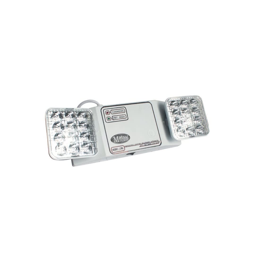 LUMINARIA DE EMERGENCIA LED LML20605 2X6W 5H 220V IP65 INTERIOR LML20605 MATSU