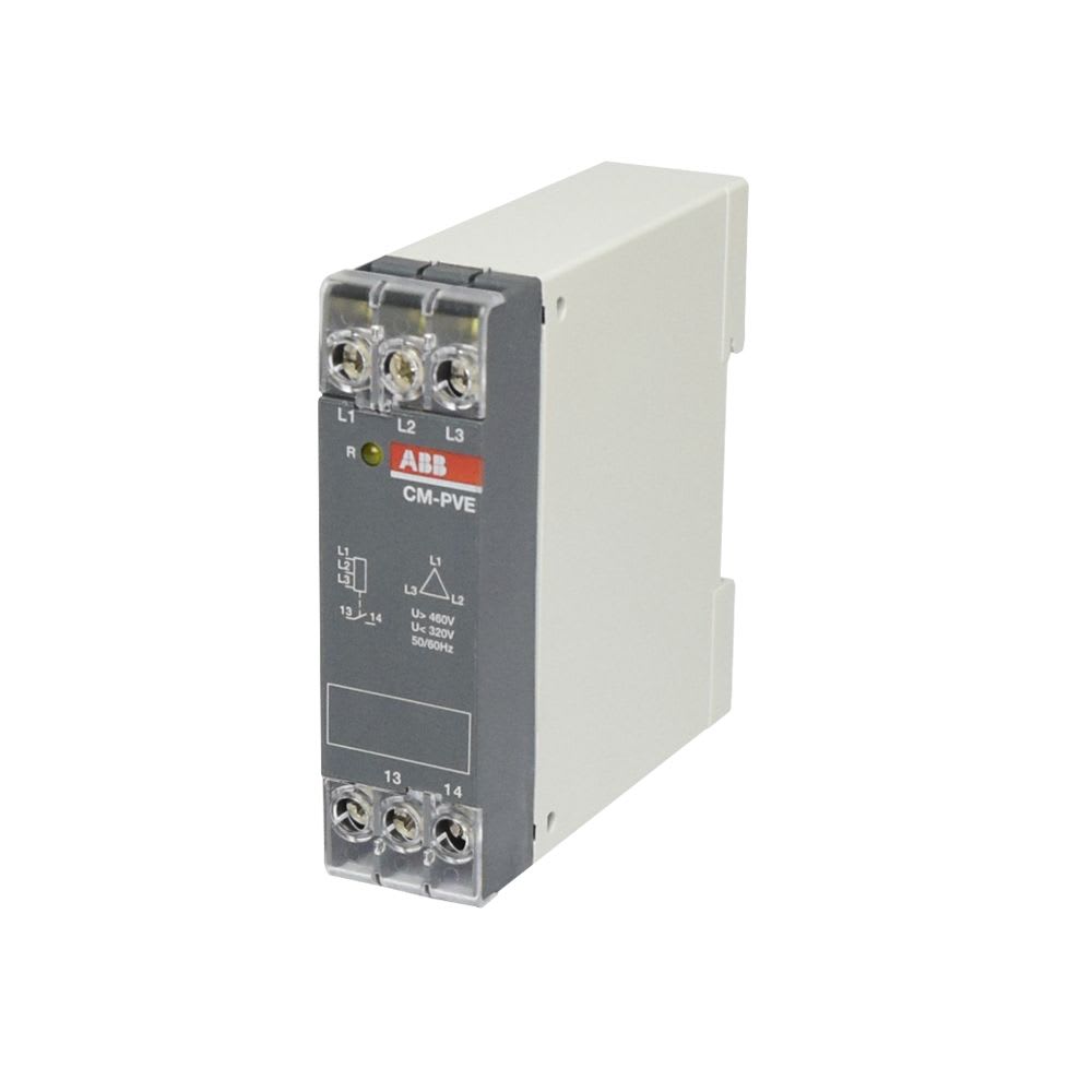 RELE DE MÍNIMA Y MAXIMA TENSION: FALTA DE FASE TRIFASICO 320-460V 1SVR550871R9500 ABB1